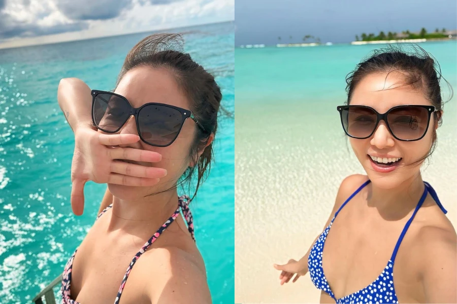 Lâm Tâm Như gợi cảm với bikini sau sự cố lộ mặt sưng phồng