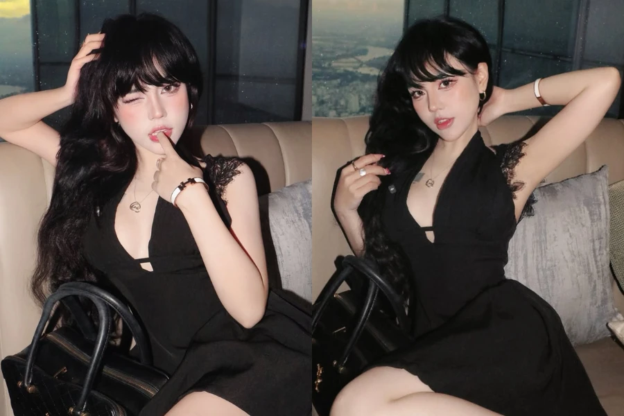 Bảo Khuyên Susan thả dáng nóng bỏng trước 'view triệu đô'