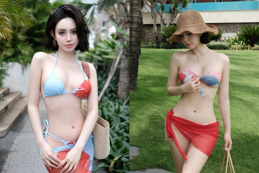 Hot girl Hà thành chiêu đãi fan loạt ảnh bốc lửa chào hè