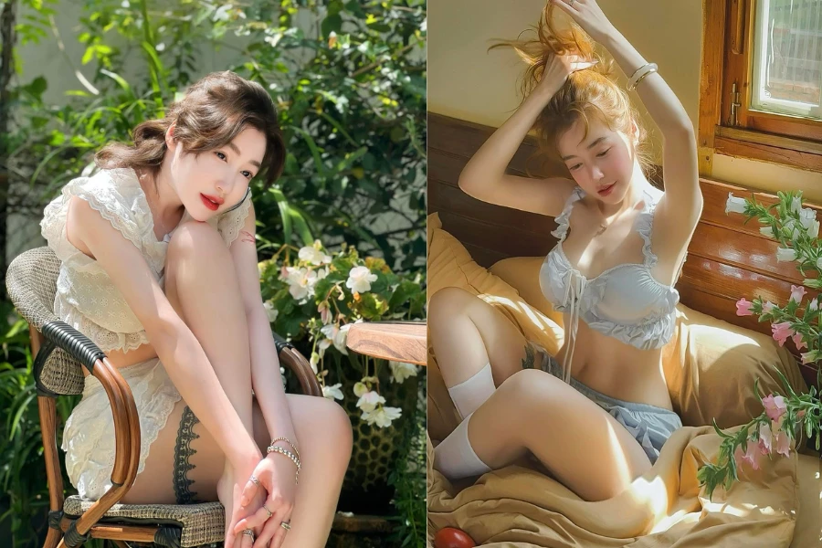 Mẹ 2 con Elly Trần hóa nàng thơ mùa hè với phong cách lolita