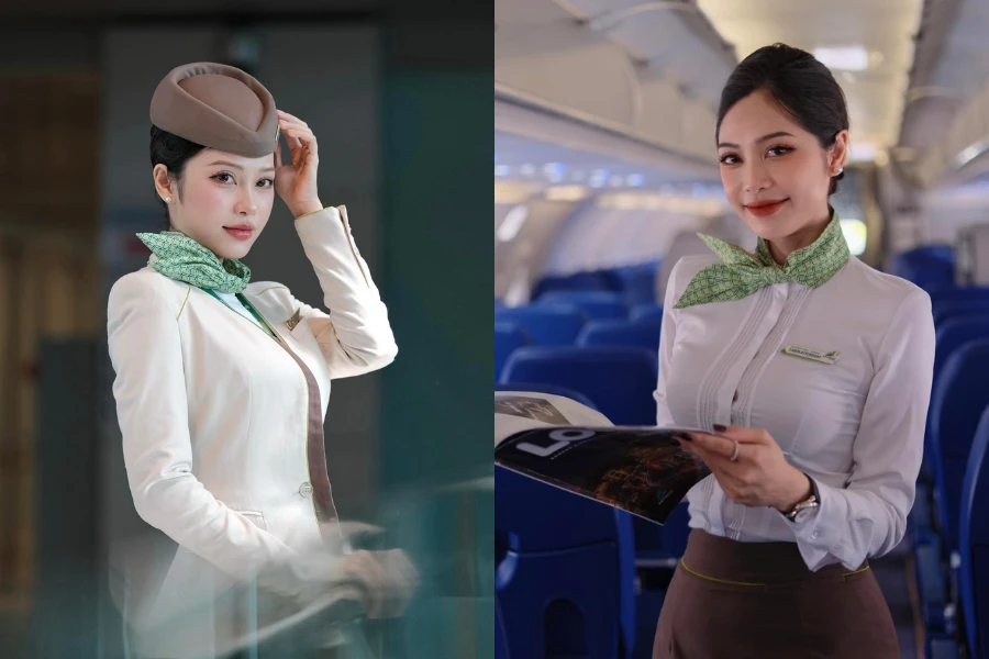 Nữ tiếp viên Đà Nẵng đốn tim với vẻ ngoài xinh đẹp, ngọt ngào