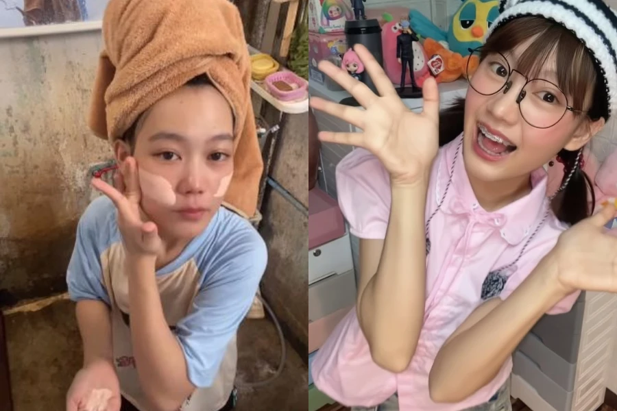 Cô gái Thái Lan nổi tiếng với những video quay cảnh tắm gội