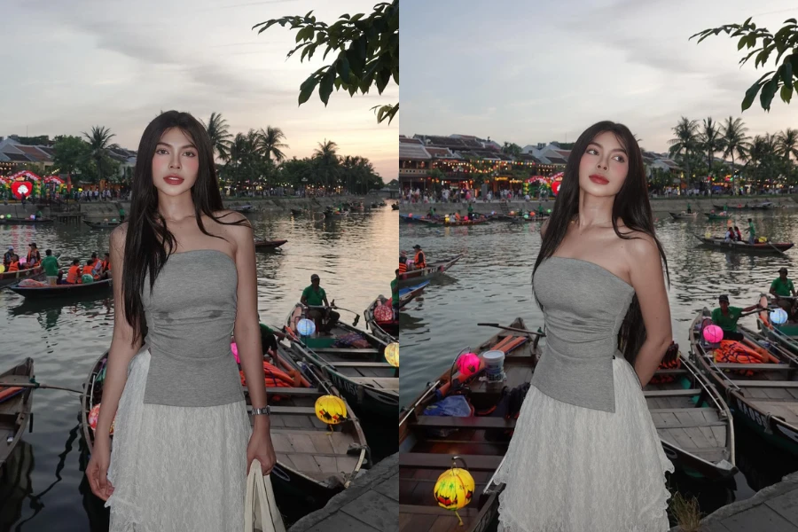 Mỹ nhân Campuchia "gây thương nhớ" fan Việt khi check-in Hội An