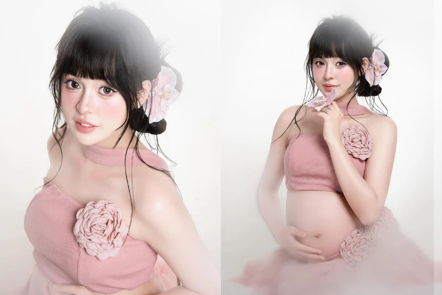 "Hot girl trứng rán" Trần Thanh Tâm khoe bụng bầu, nhan sắc ngọt ngào đốn tim