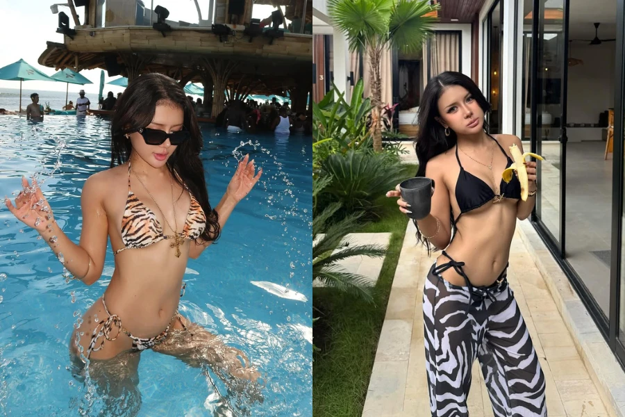 Tiktoker Xuân Ca cực bốc lửa với những thiết kế họa tiết độc đáo