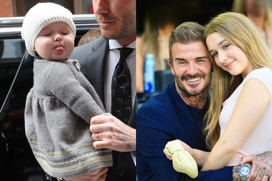 Ngày nào còn bế trên tay, con gái Beckham trổ mã xinh đẹp