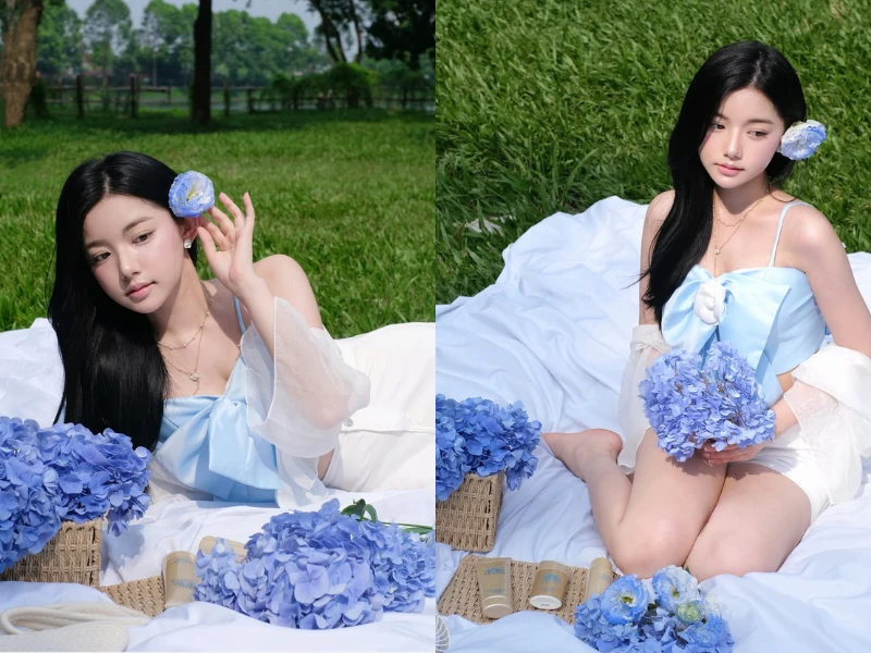 'Tiên nữ mukbang' Quỳnh Trương với loạt ảnh picnic trong trẻo đốn tim