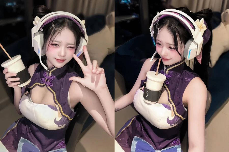 Yugi Kiều Oanh tung tuyệt chiêu "dùng ngực đỡ cốc" thách thức fan nam