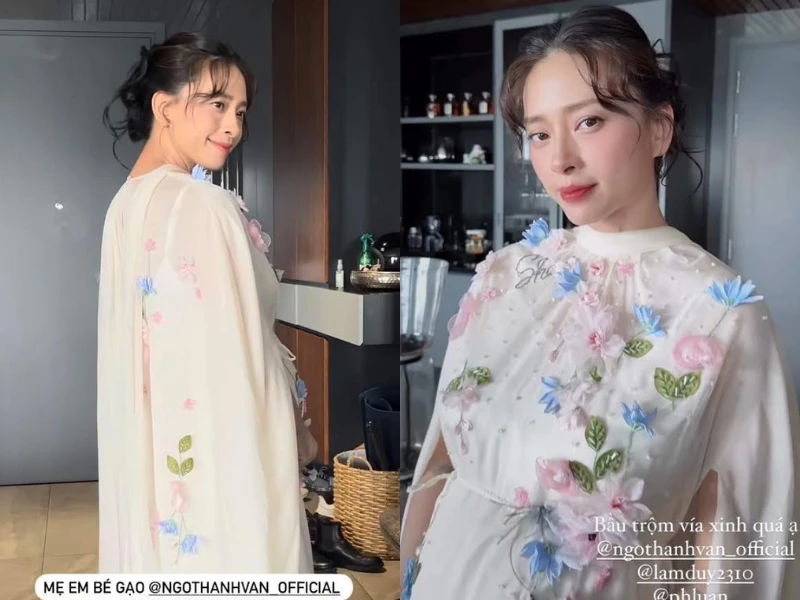 Ngô Thanh Vân bụng bầu lớn, rạng rỡ trong tiệc Baby shower