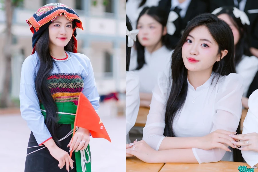 Nữ sinh dân tộc Thái xinh đẹp là thủ khoa trường khối C00