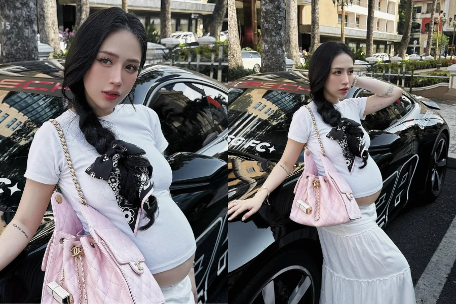 Sắp vỡ chum, con gái Minh Nhựa vẫn chăm chỉ lên đồ ấn tượng