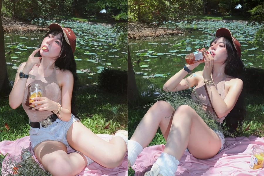 Danh tính nàng hot girl mặc quần siêu ngắn đi sở thú