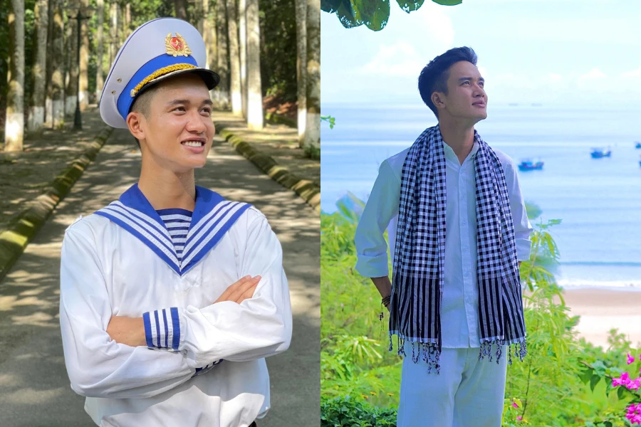 Nam chiến sĩ 'cười nhiều nhất A80' với loạt ảnh đi biển đáng yêu hết nấc