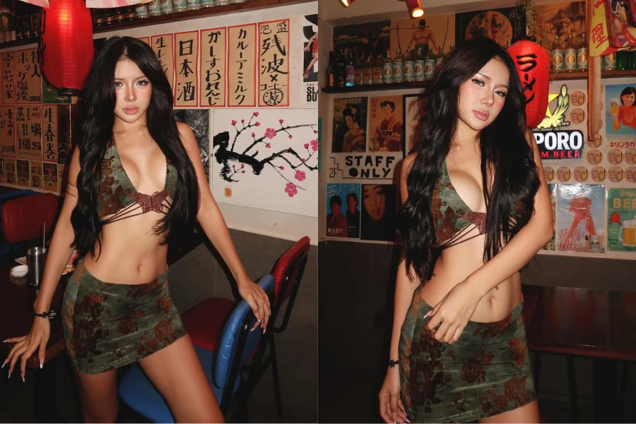 Tiktoker Xuân Ca "chiêu đãi" fan bộ ảnh trong không gian đậm chất Nhật Bản