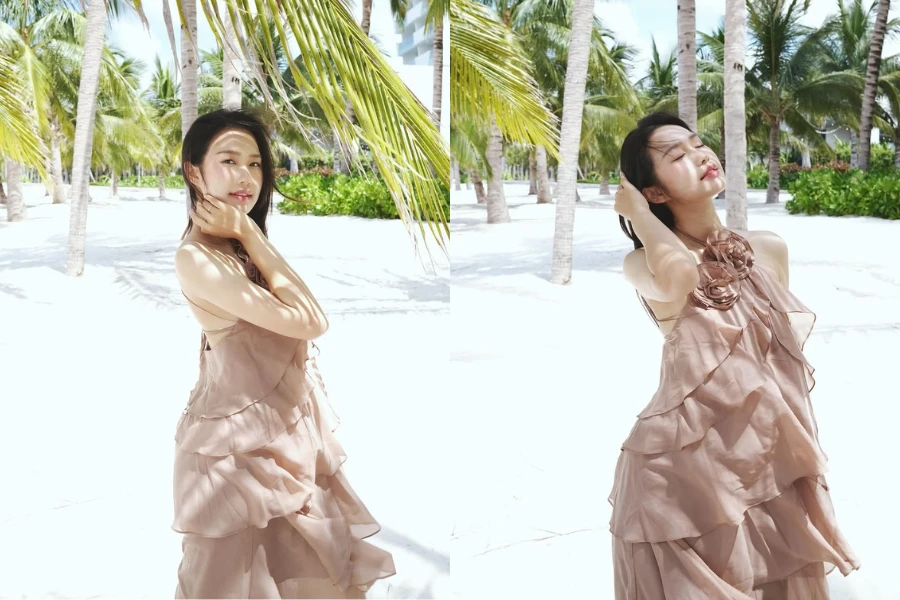 Doãn Hải My gây thương nhớ khi khoe dáng ngọt ngào trên bãi biển