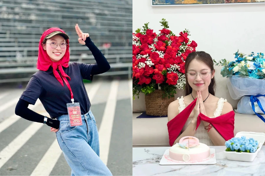 MC Khánh Vy đón sinh nhật đặc biệt trong không khí tập duyệt cho đại lễ A80