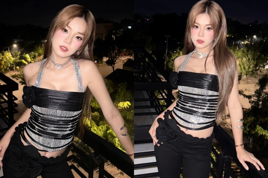 Hoàng Yến Chibi hóa "quý cô tiệc tùng" với outfit cắt xẻ