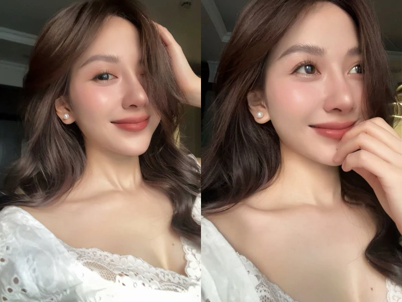 'Gái xinh báo chí' gieo thương nhớ khi khoe nhan sắc cận cảnh không tì vết