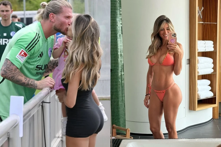 Cô vợ nóng bỏng của thủ thành người Đức Loris Karius