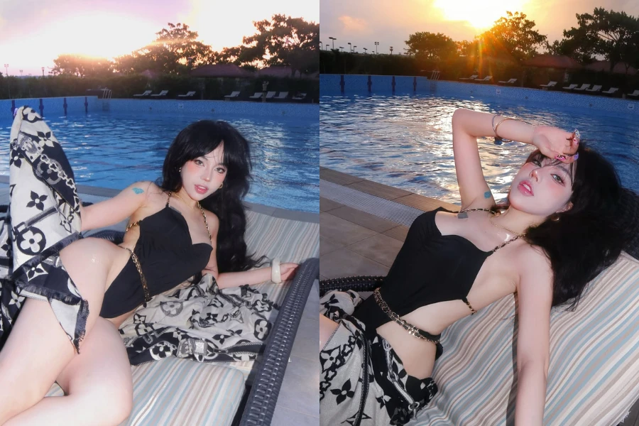 Bảo Khuyên Susan thả dáng nóng bỏng khiến fan "thổn thức"