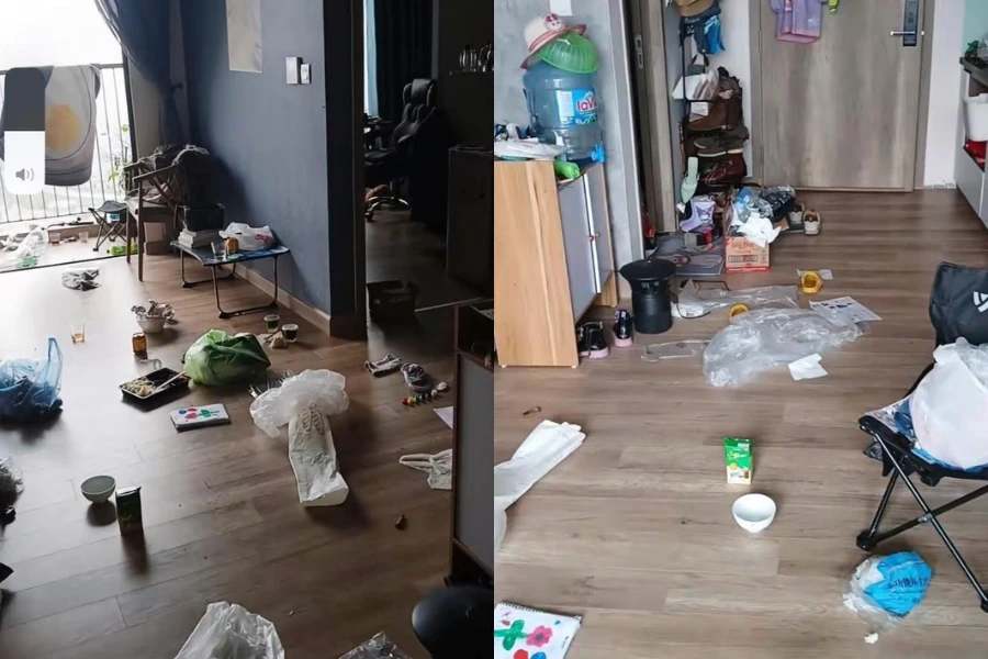 Ghé nhà con trai, người mẹ “sang chấn tâm lý” vì bừa bộn như ổ chuột