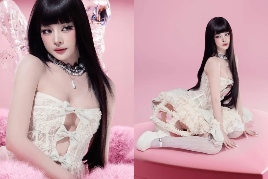 DJ Mie khiến fan khó rời mắt với giao diện nữ thần tình yêu