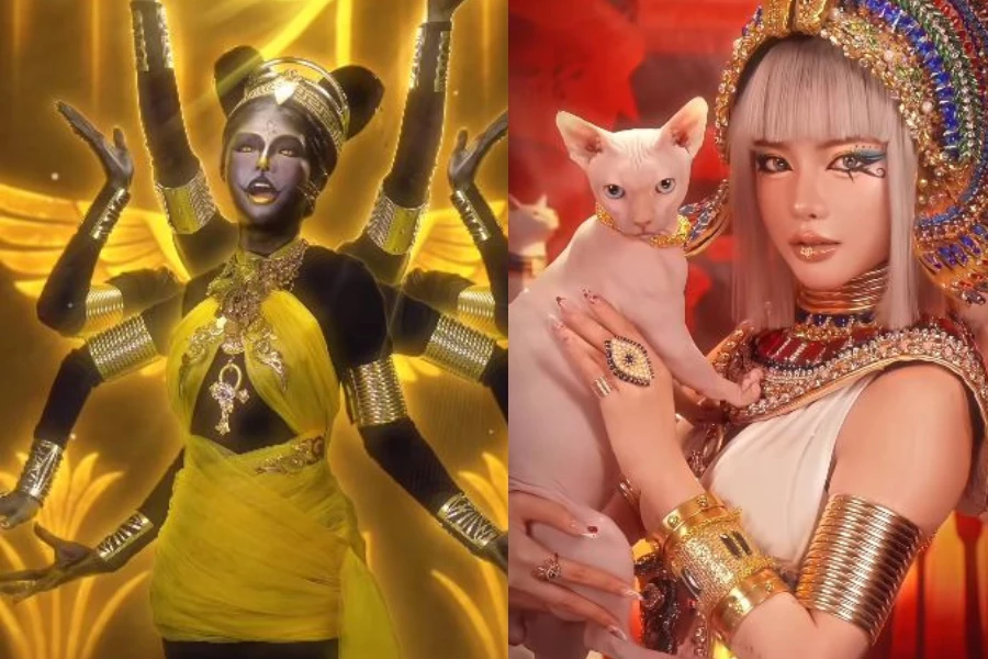  Trend biến hình nữ hoàng Cleopatra khuấy đảo mạng xã hội