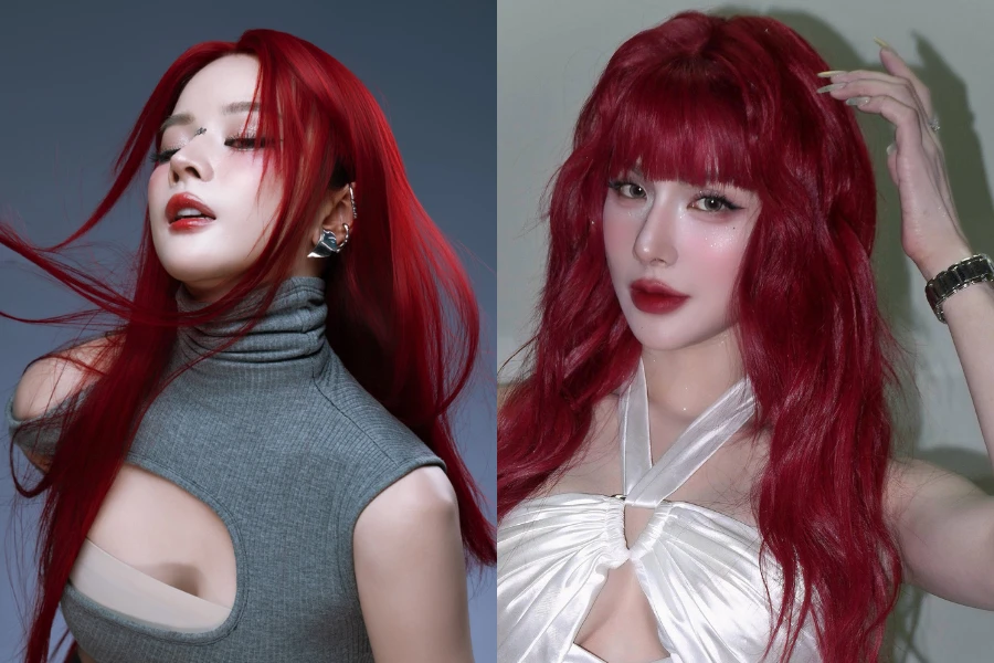 Dàn mỹ nhân với tạo hình tóc đỏ cực cháy khiến fan xuýt xoa