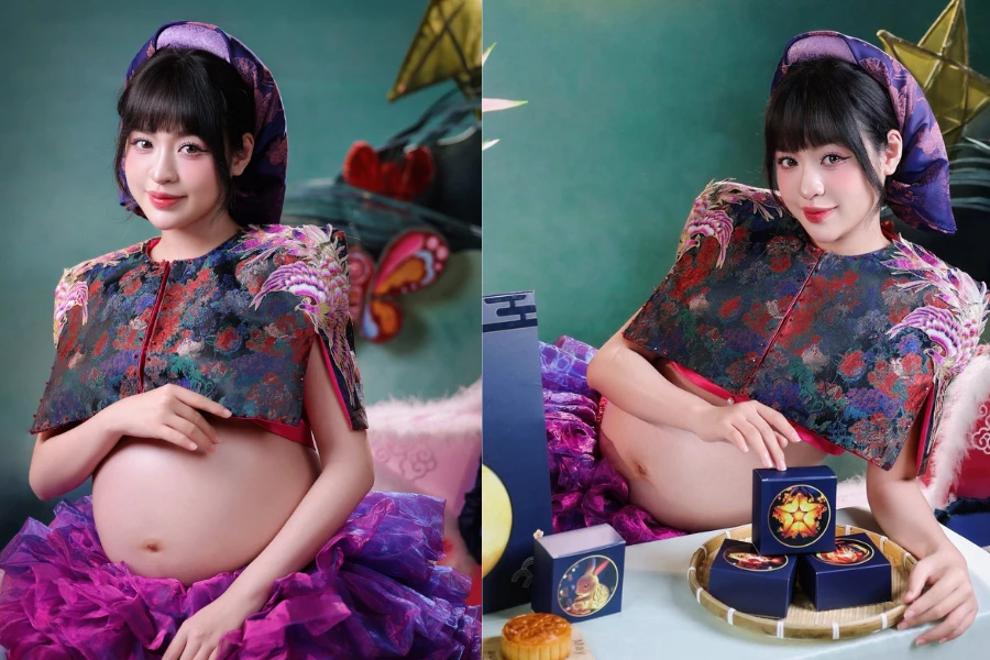 'Hot girl trứng rán' tung bộ ảnh Trung thu đẹp như cổ tích