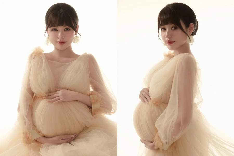 'Hot girl trứng rán' khoe nhan sắc bầu tăng 15kg vẫn mảnh mai, thanh thoát