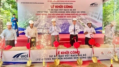 TP HCM: Khởi công dự án nạo vét rạch Đá Đỏ, vốn hơn 86 tỷ đồng