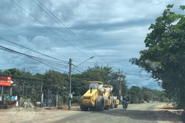 Cần Thơ: Gói làm đường tại xã Tân Phú Thạnh gọi tên Liên danh Việt Trung– TM 65 