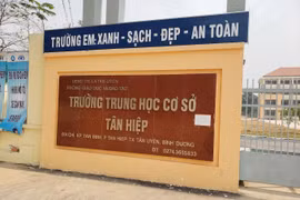 Bình Dương: Navico thi công đường dẫn vào THCS Tân Hiệp