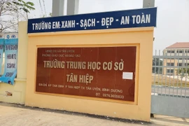 Bình Dương: Navico thi công đường dẫn vào THCS Tân Hiệp