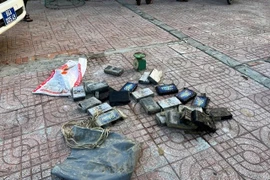 Túi chứa 24 bánh nghi ma túy trôi dạt vào bờ biển ở Lâm Đồng