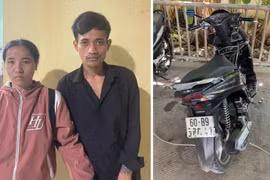 Cặp đôi sống lang thang gây ra 3 vụ trộm xe máy ở Đồng Nai