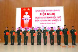Hơn 60 cán bộ quân đội về công tác tại các xã khu vực phía Đông Lâm Đồng