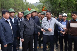 Phó Thủ tướng Hồ Quốc Dũng kiểm tra sạt lở đèo Prenn, đèo Mimosa