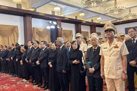 Trang nghiêm lễ viếng nguyên Chủ tịch nước Trần Đức Lương tại TP HCM