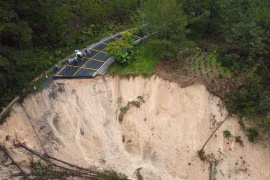 Cận cảnh đèo Mimosa đứt gãy mở rộng, hiện trường ngổn ngang