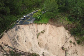 Cận cảnh đèo Mimosa đứt gãy mở rộng, hiện trường ngổn ngang