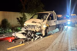 Va chạm xe tải ở Lâm Đồng, người đi xe máy tử vong tại chỗ