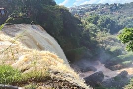 Tìm kiếm người phụ nữ mất tích sau khi rơi thác Voi Lâm Đồng