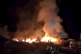 Cháy dữ dội tại xưởng gỗ ở Lâm Đồng, thiệt hại khoảng 1,5 tỷ đồng