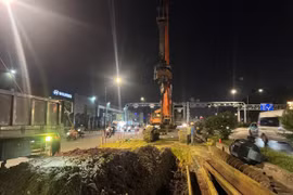 Di dời hạ tầng tuyến metro số 2 đạt 60% khối lượng