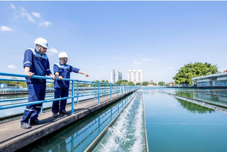 Công ty Hồng Đức tham dự và trúng nhiều gói thầu tại các đơn vị thành viên của Sawaco. Ảnh IT. sawaco-1.png