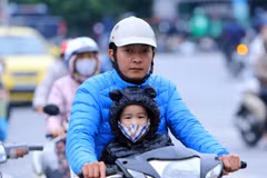 Không khí lạnh ảnh hưởng đến thủ đô Hà Nội về sáng và đêm