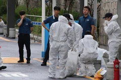 Bóng bay rác từ Triều Tiên 'hạ cánh' giữa Dinh Tổng thống Hàn Quốc