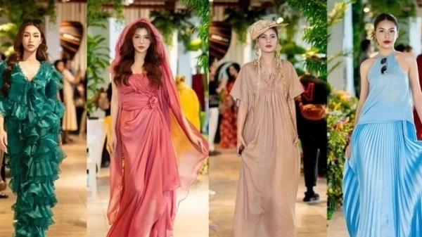 Vẻ đẹp phóng khoáng, tự tin của phụ nữ hiện đại qua BST của NTK Thanh Hương Bùi