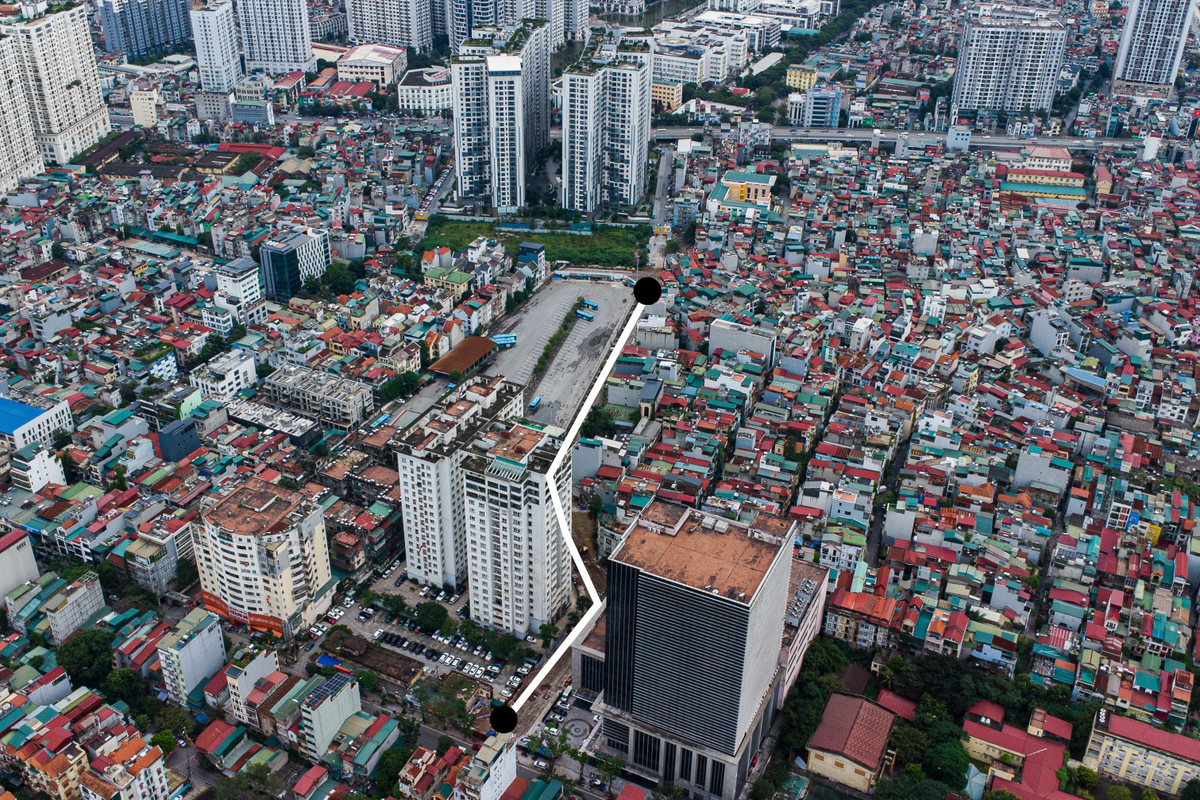 Dự án kết nối đường qua Công ty xe buýt với dự án 423 Minh Khai (phường Vĩnh Tuy, Hà Nội) có tổng vốn đầu tư hơn 83 tỷ đồng. Dự án được HĐND quận Hai Bà Trưng (cũ) phê duyệt năm 2019.